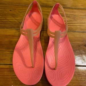 Crocs - Peach colored sandals